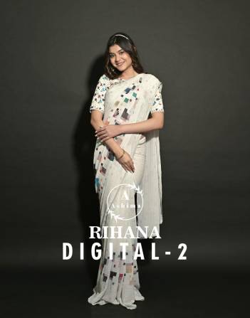 Rihana Digital Vol 2 By Ashima Fancy Digital Printed Saree Collection